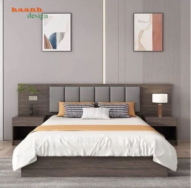 Giường gỗ khách sạn hiện đại – Giải pháp nội thất cao cấp-GNN 011