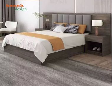 Giường gỗ khách sạn hiện đại – Giải pháp nội thất cao cấp-GNN 011