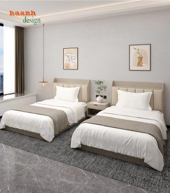 Giường khách sạn 5 sao – Thiết kế sang trọng, tiện ích-GNN 009