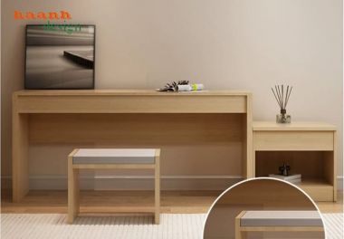 Giường ngủ khách sạn gỗ công nghiệp hiện đại - GNN 013