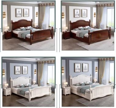 Giường ngủ khách sạn cao cấp chuẩn 5 sao – mẫu giường đẹp-GNK 008