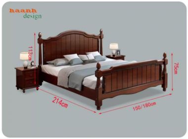 Giường ngủ khách sạn cao cấp chuẩn 5 sao – mẫu giường đẹp-GNK 008