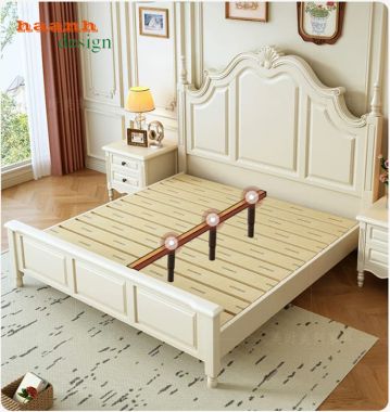 Giường ngủ khách sạn cao cấp gỗ sồi tự nhiên chuẩn 5 sao-GNK 009