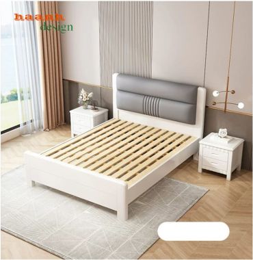 Giường ngủ khách sạn gỗ tự nhiên hiện đại - GNK 012