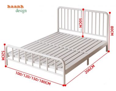 Trải Nghiệm Giường Sắt Hiện Đại Với Độ Bền Cao-GNS 004