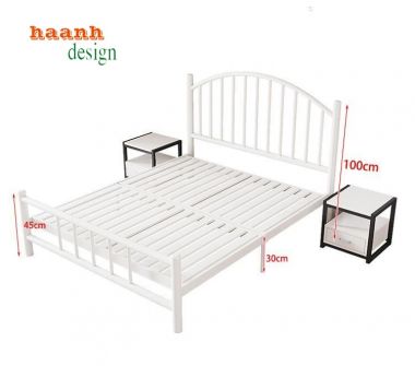 Đánh Giá Các Mẫu Giường Ngủ Sắt Thông Dụng Nhất-GNS 005