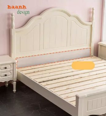 Giường Ngủ Gỗ Tân Cổ Điển – Vẻ Đẹp Vượt Thời Gian-GGC 013