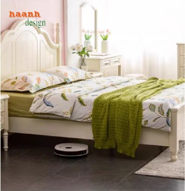Giường Ngủ Gỗ Tân Cổ Điển – Vẻ Đẹp Vượt Thời Gian-GGC 013