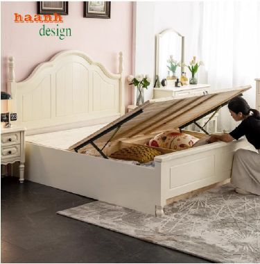 Giường Ngủ Gỗ Tân Cổ Điển – Vẻ Đẹp Vượt Thời Gian-GGC 013