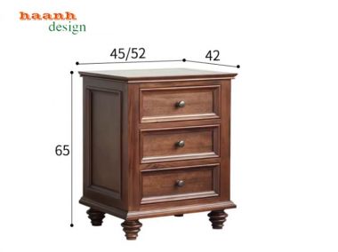 Mẫu giường tân cổ điển kiểu Mỹ gỗ óc chó nhập khẩu Bắc Mỹ-GGC 017