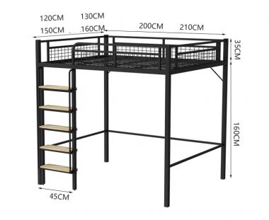 Tiết kiệm không gian với giường tầng sắt trẻ em-GTS 004