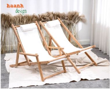 Tận hưởng không gian với ghế thư giãn hồ bơi gỗ teak-GTT 007