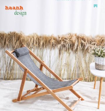 Tận hưởng không gian với ghế thư giãn hồ bơi gỗ teak-GTT 007