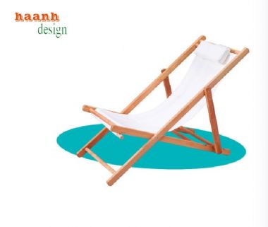 Tận hưởng không gian với ghế thư giãn hồ bơi gỗ teak-GTT 007