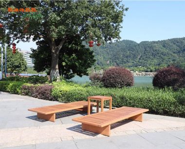 Giường tắm nắng cho hồ bơi bằng gỗ Teak tự nhiên-GTT 018