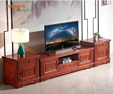 Kệ tivi gỗ hương đá cao cấp cho phòng khách sang trọng-KTV 011