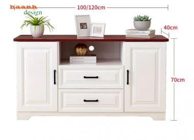 Mẫu Kệ Tivi Gỗ Công Nghiệp Hiện Đại Cao Cấp Xu Hướng 2026-KCH 009
