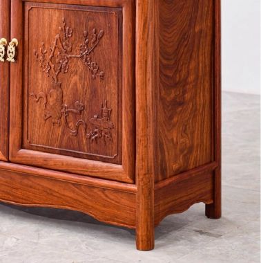 Khung kệ gỗ trang trí phòng khách – Bền đẹp theo thời gian-KTT 016