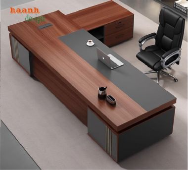 Bàn làm việc chủ tịch đẹp – Tạo chuyên nghiệp cho doanh nghiệp-PGD 014