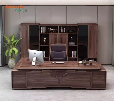 Xu hướng bàn làm việc cho lãnh đạo gỗ sồi cao cấp năm 2026-PGG 018