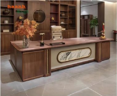 Bàn làm việc của lãnh đạo hiện đại – Sang trọng và đẳng cấp-PGG 016