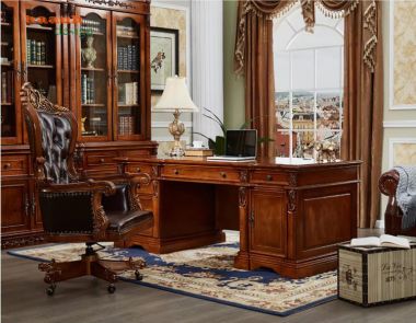 Bàn làm việc phong cách tân cổ điển đẹp chuẩn châu Âu-PLT 007