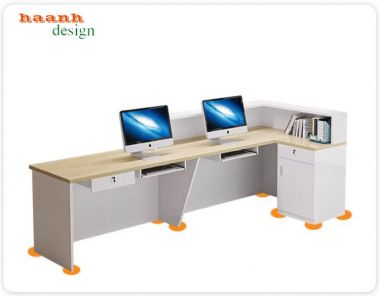 Quầy tiếp tân đẹp – Giải pháp hoàn hảo cho văn phòng hiện đại-QLT 018