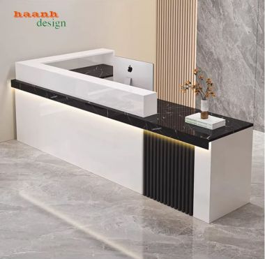 Quầy tiếp tân đẹp – Giải pháp hoàn hảo cho văn phòng hiện đại-QLT 018