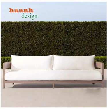 Sofa Gỗ Teak Sân Vườn - Sang Trọng,Thân Thiện Với Môi Trường-SNT010