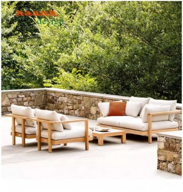 Sofa gỗ sân vườn ngoài trời dành cho không gian SNT 006