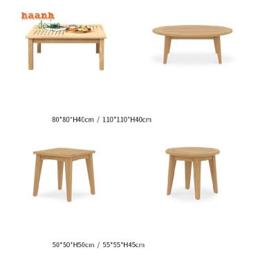 Tìm hiểu về Sofa gỗ ngoài trời gỗ teak tự nhiên-SNT 011