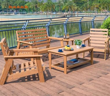 Bàn Ghế Sofa Ngoại Thất Teak Tự Nhiên - Đẹp và Chất Lượng-SNT 007