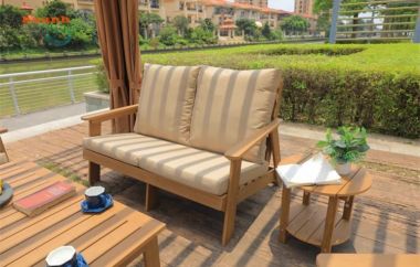 Bàn Ghế Sofa Ngoại Thất Teak Tự Nhiên - Đẹp và Chất Lượng-SNT 007