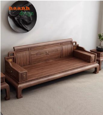 Chọn bộ bàn ghế sofa gỗ phòng khách phù hợp với nội thất-BGC 011