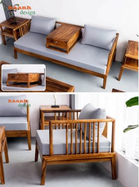 Sofa phòng khách giả cổ đời minh gỗ tự nhiên BGC 005