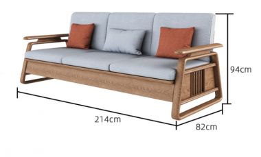 Sofa phòng khách gỗ tự nhiên gia đình tiện ích công năng SFH 002