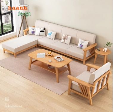 Thiết kế sofa gỗ tự nhiên phù hợp với không gian sống-SFH 006