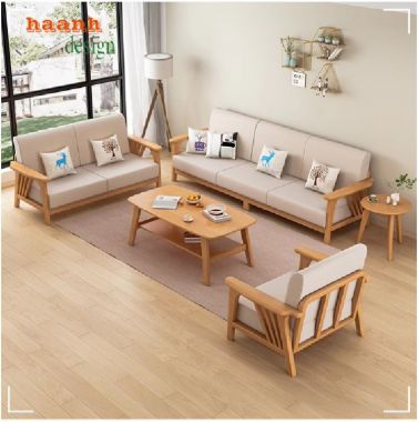 Thiết kế sofa gỗ tự nhiên phù hợp với không gian sống-SFH 006