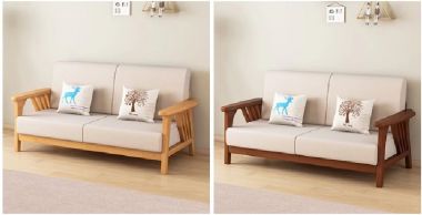 Thiết kế sofa gỗ tự nhiên phù hợp với không gian sống-SFH 006