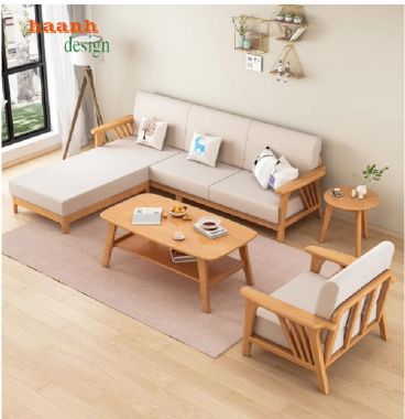 Thiết kế sofa gỗ tự nhiên phù hợp với không gian sống-SFH 006