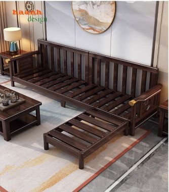 Mẫu ghế sofa gỗ đơn giản hiện đại đơn giản và hiện đại- SFH 004