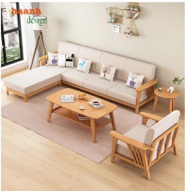 Thiết kế sofa gỗ tự nhiên phù hợp với không gian sống-SFH 006