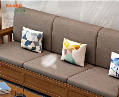 Tinh tế bàn ghế sofa gỗ phòng khách phù hợp từng phong cách-SFH 009