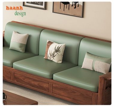 Nâng tầm không gian sống với sofa gỗ hiện đại-SFH 007