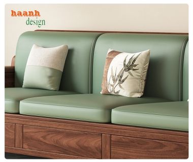 Nâng tầm không gian sống với sofa gỗ hiện đại-SFH 007