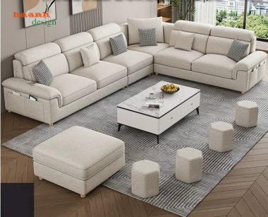 Sofa nỉ hiện đại thiết kế góc linh hoạt - SFN 018
