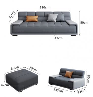 Phong cách sofa gia đình phù hợp từng gia đình-SFN 005