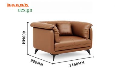 Sofa giả da phòng khách cho gia đình sang trọng SFN 003