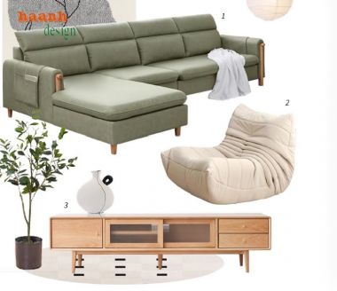 Mang lại sự thoải mái với sofa phòng khách gia đình-SFN 006