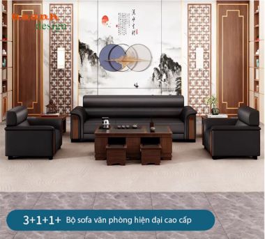 Bộ sofa văn phòng sang trọng nâng tầm không gian lãnh đạo-VFVP 018